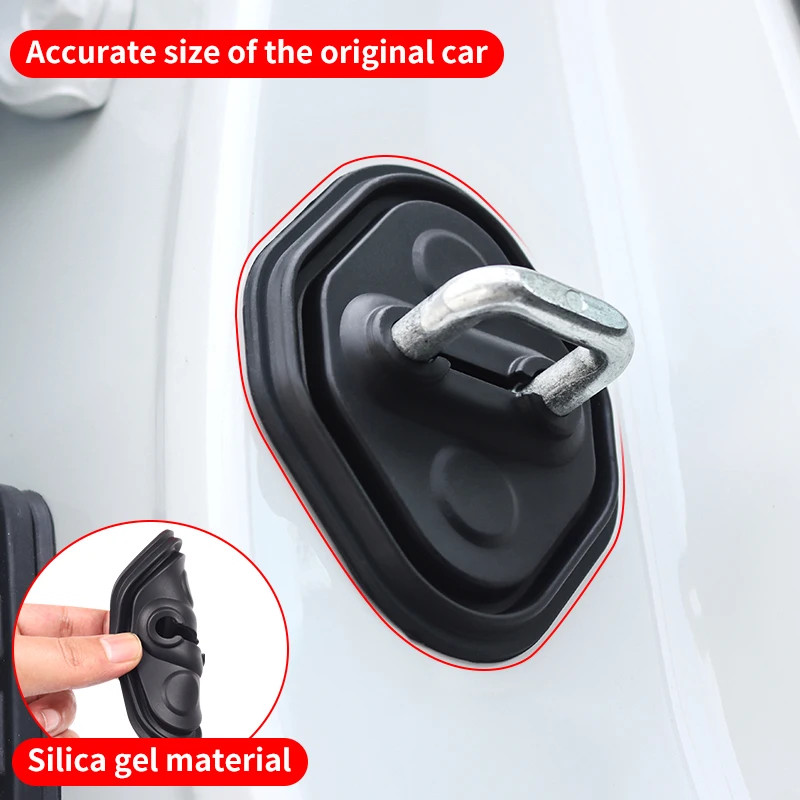 For Toyota Land Cruiser lc250 Prado LC250 1958 J250 Silicone door lock Protective cover,Car door Up