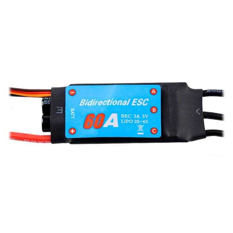 20A 50A 80A ZMR ESC แบบไร้แปรงถ่านสองทิศทางสำหรับรถบังคับวิทยุพร้อมใบพัดใต้น้ำแบบลม