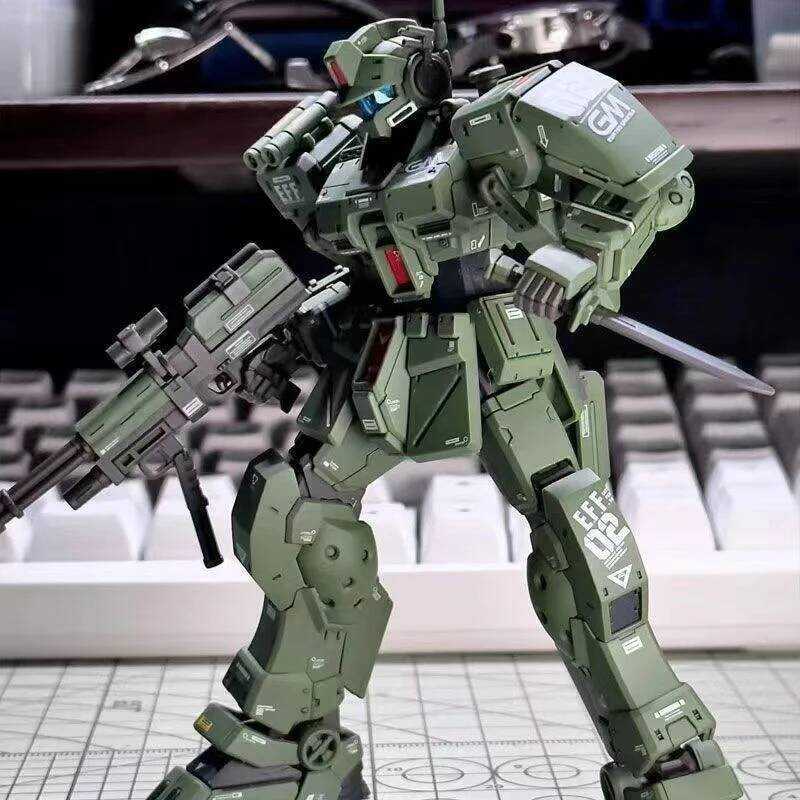 HG ชุดประกอบโมเดล 1/144 RGM-79S GM Spartan ข้อต่อขยับได้ คุณภาพสูง ของสะสมแอคชั่นฟิกเกอร์ ของตก