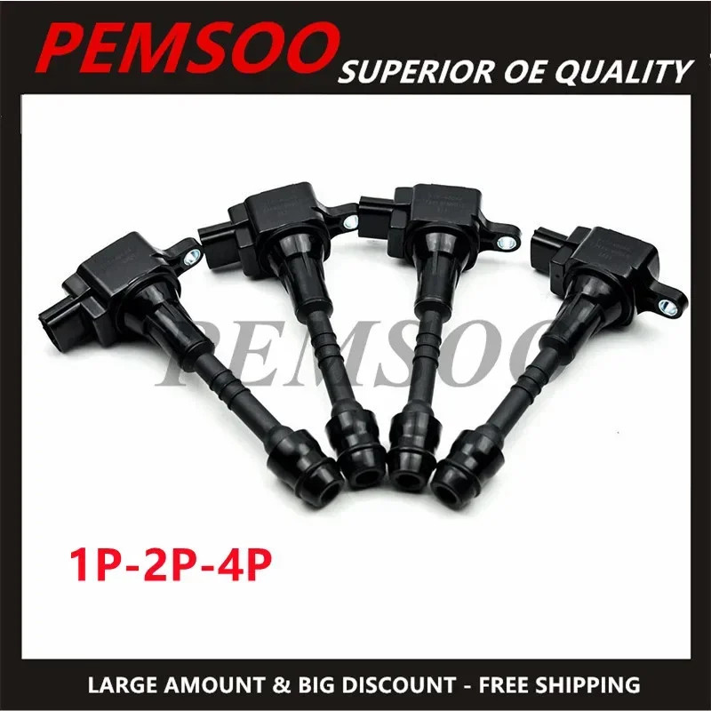 22448-6N015 Ignition Coil Fits For Nissan Sentra 1.8 Almera N16 Primera P11 AIC-4004G 22448-6N011,2