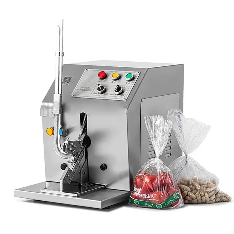 Fully automatic electric buttoning machine, bread bag tying machine, mesh bag sealing machine, elas