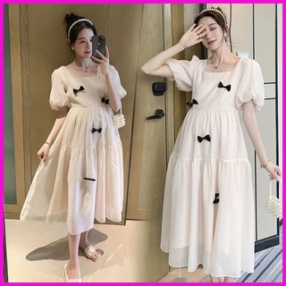 ชุดคลุมท้อง,เดรสไซส์ใหญ่,เนื้อผ้าใส่สบาย,ไม่มีผลกระทบต่อลูกน้อย,แฟชั่นชุดคลุมท้อง