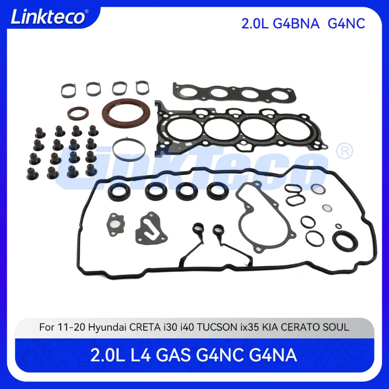 Engine Cylinder Head Full gasket set Fit 2.0 T L G4NA G4NC For 11-20 Hyundai CRETA ELANTRA i30 i40