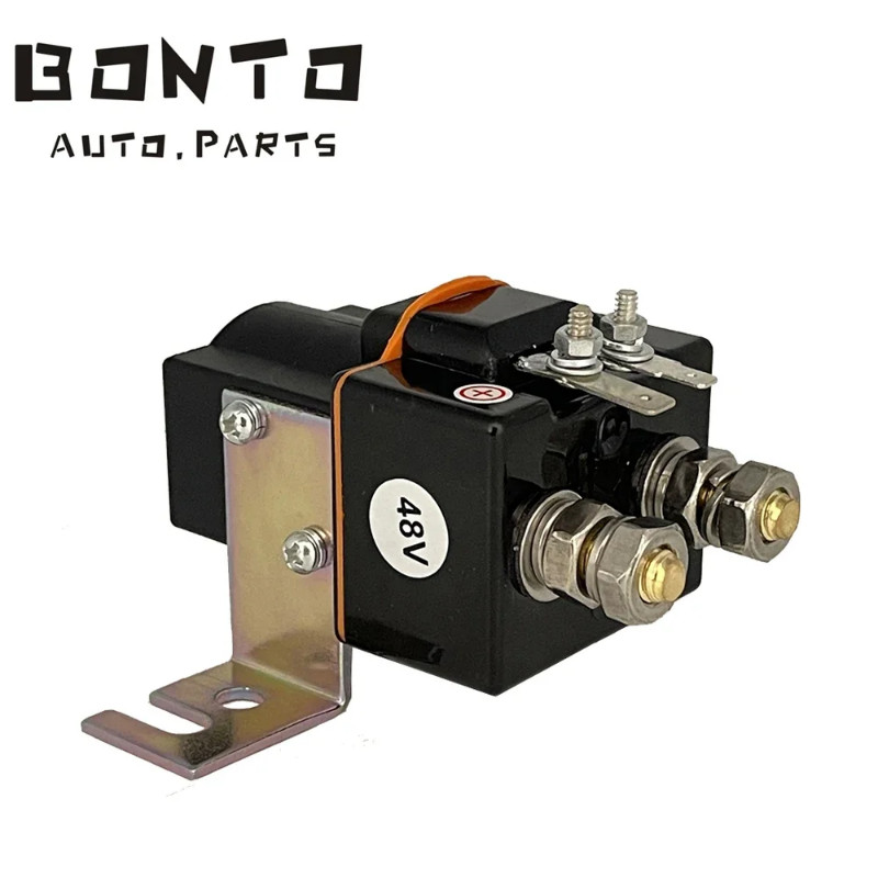 BONTO 48V 4 Terminal Starter Relay Solenoid For Club Car 95-Up DS and 04-Up Precedent Golf Carts OE