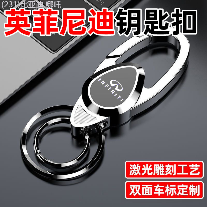 【2022 -2025】 เหมาะสำหรับ Infiniti Q50L/Q70L/QX50/QX60/QX80/Q60/G25 รถพวงกุญแจ QX30