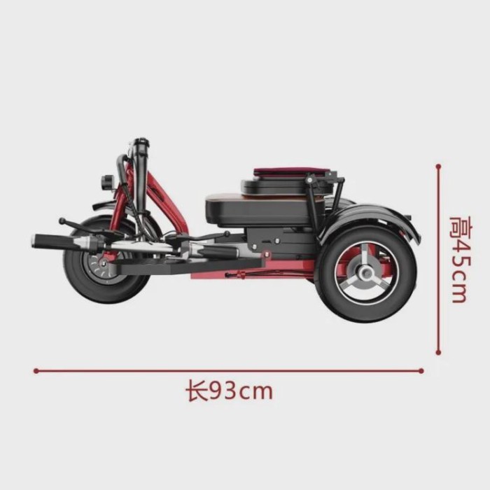 Factory Prices 3 Wheel Bike Electric Trike Battery Powered Trikes for Adults
