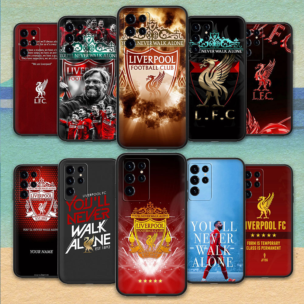 ฝาครอบ TPU แบบเต็มป้องกัน Xiaomi Mi 8 Lite 9 9T Pro A3 CC9E 10T Pro Pocophone F1 9R38 Liverpool Foot