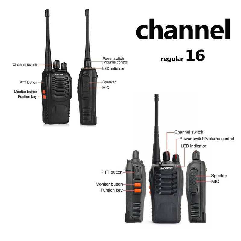 ▥  888S 2Pcs/4Pcs ขายส่ง 5Km Long Range Walkie Talkie วิทยุช่อง 16 Self-ขับรถเดิ