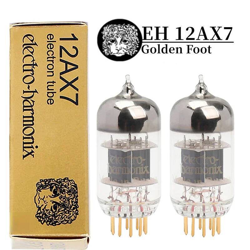 EH 12AX7/ECC83/6N4/5751 ท่อสูญญากาศ Gold Foot Tube Amplifier HIFI Audio เดิมแท้เสียง