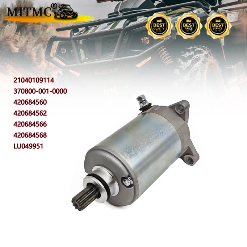 Starter Motor For BRP G1 G2 РМ 800 ODES UTV 800H HiSun LU049951 420684560 370800-001-0000 210401091