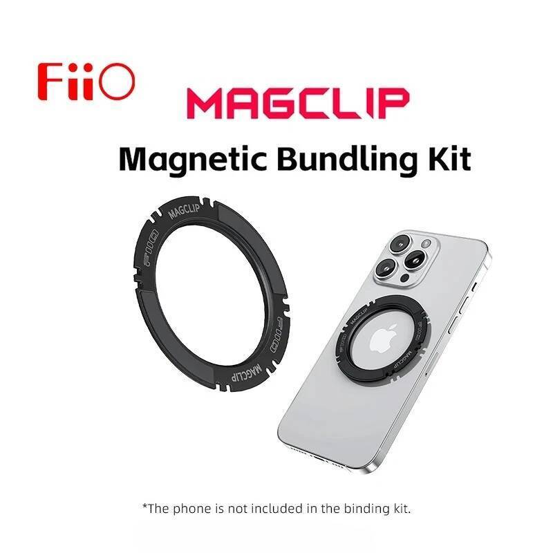 FiiO MagClip ชุดผูกแม่เหล็ก Ultra-Strong Nagnetic Attraction โลหะทั้งหมดสําหรับ FIIO USB DAC Dongle 
