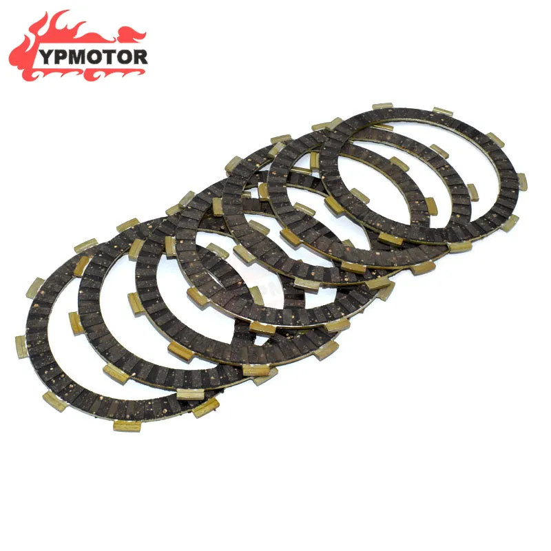 For Honda BROS CBR400 NC29 XR400 05-08 VRX400 Steed 400 600 VLX400 Motorcycle 7pcs Engine Clutch Pl