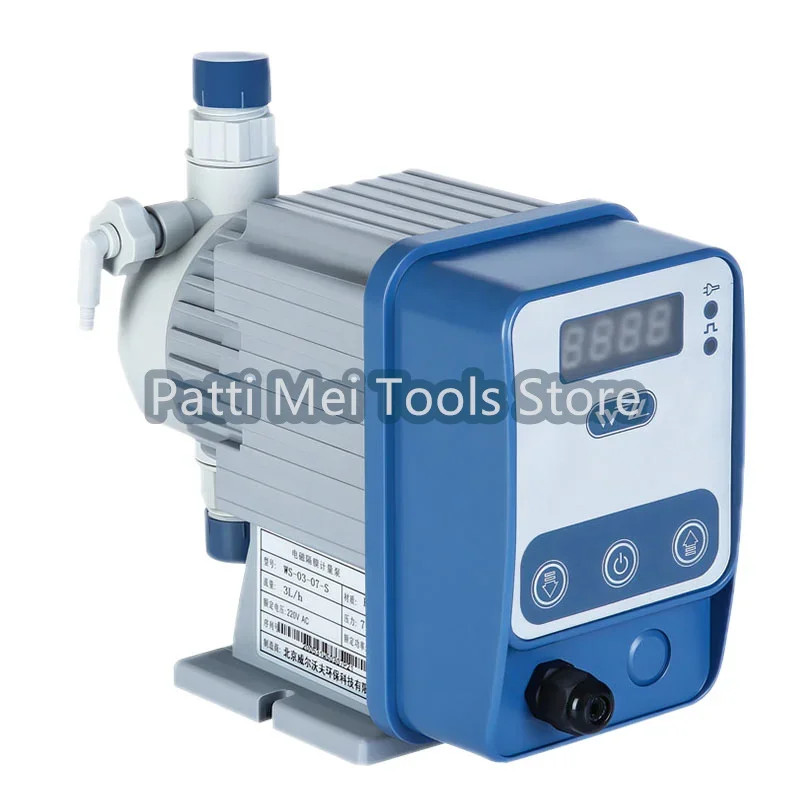 Electromagnetic Diaphragm Metering Pump Adjustable Acid Chlorine Chemical Dosing Pump Electronic Me
