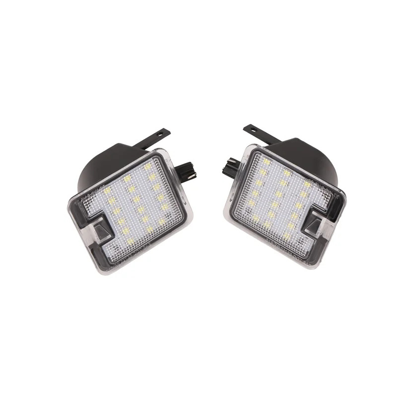 AASS-LED Under Mirror Puddle Light Welcome Light For Ford Focus 3 Kuga 2 S-Max WA6 Canbus Mirror La