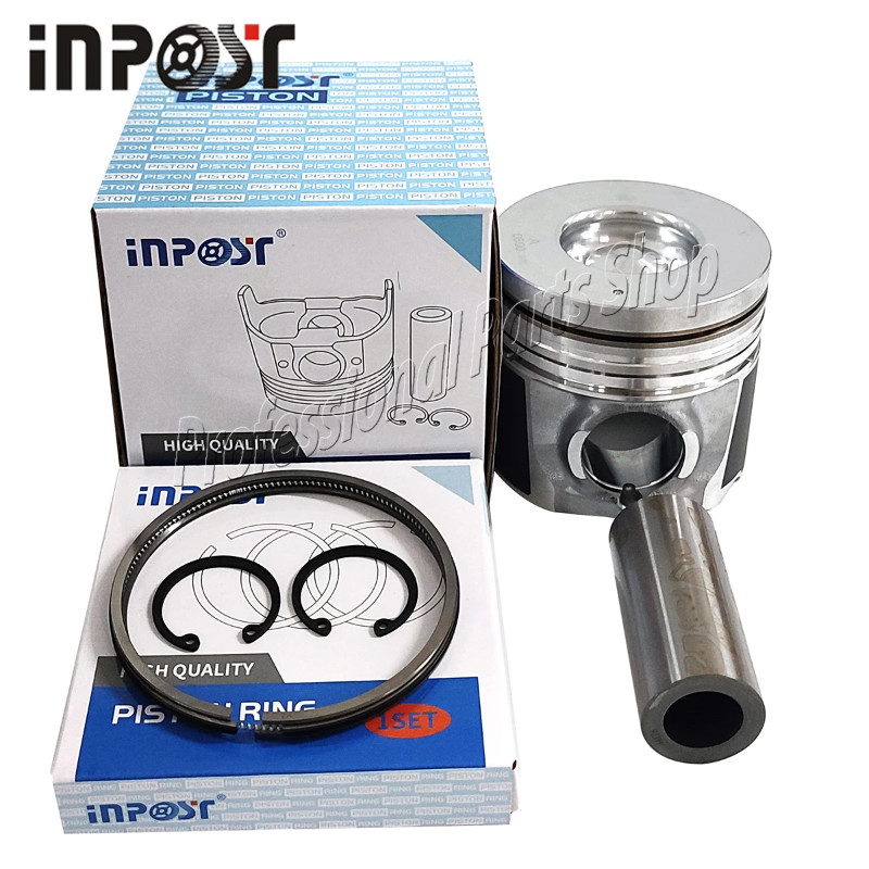 New 4JK1 Piston + Piston Rings Kit Set For Iszuz 4JK1 Engine STD Size