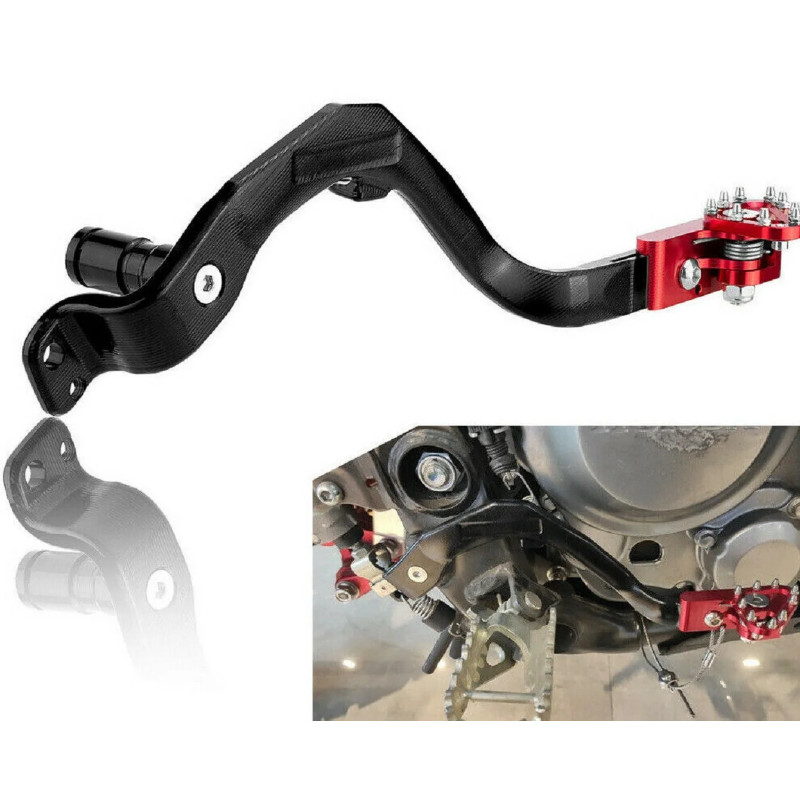 Forged CNC Rear Foot Brake Lever Brake Pedal For Honda CRF300L CRF300LR 300L Rally 2021 2022 2023 2