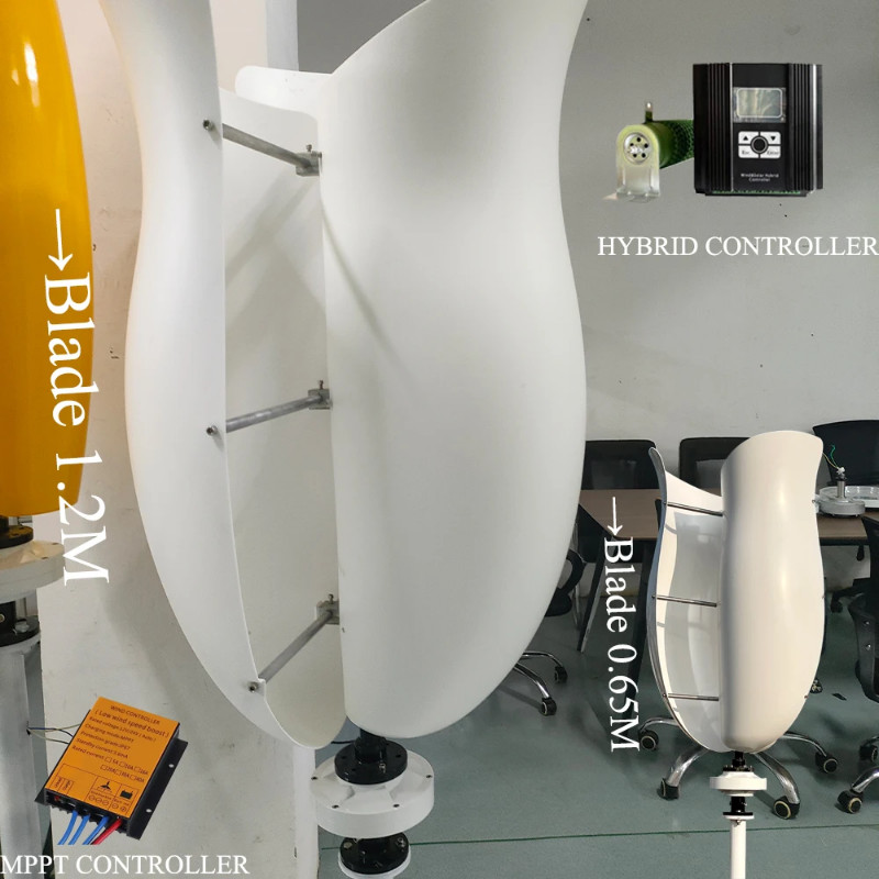 5KW 4KW 6000W Wind Turbine Generator Complete Household Energy Storage System 220V Home Appliance W