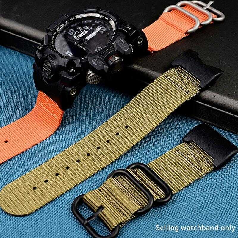C Nylon Wristband For Casio G-Sho Mudmaster Gwg-1000 Watchband Big Mud King Gwg-1000Gb Sports Canva