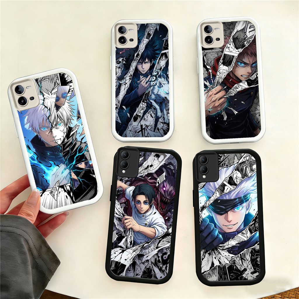 VK14 Jujutsu Kaisen เคสสําหรับซิลิโคนอ่อนนุ่มกรณี VIVO V23 V25E V27E V25 V27 V20 V29 V23E Pro 5G วัส