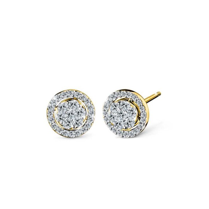 Jubilee Diamond ต่างหูเพชร Floriss Earrings Diamond เพชรแท้