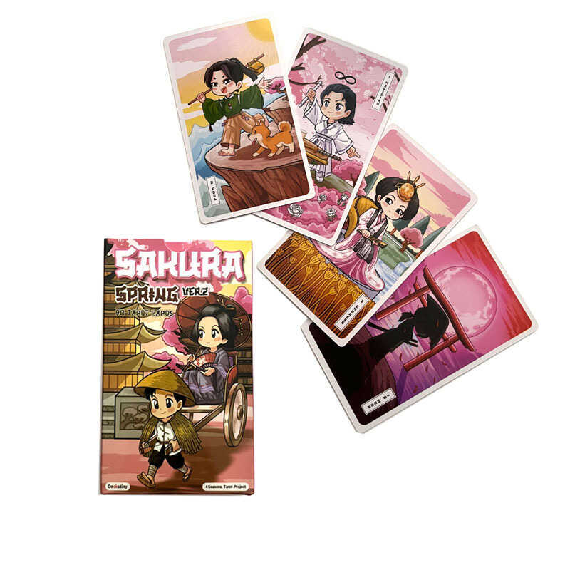 12X7cm Sakura Spring Tarot Sakura Spring Tarot ขายปลีกที่สอง