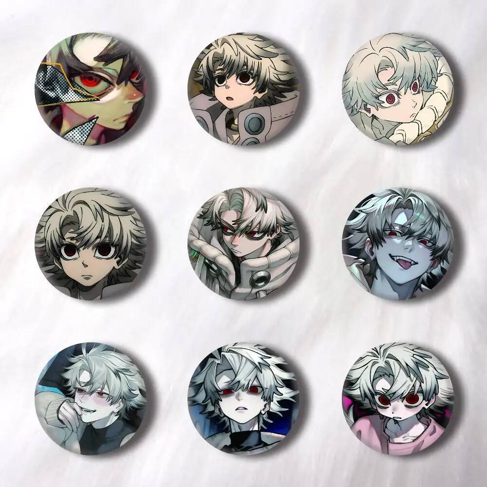 อะนิเมะ Rudo Surebrec Pins Badges รอบป้ายเลเซอร์เข็มกลัดเสื้อผ้ากระเป๋าเป้สะพายหลังอุปกรณ์เสริม