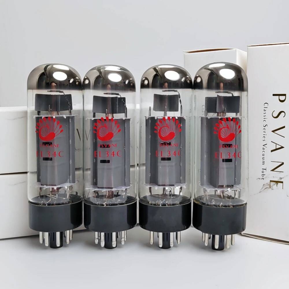 PSVANE EL34C VacuumTube วาล์วเสียงแทนที่ 5881 6L6G 6CA7 KT77 EL34 หลอดเครื่องขยายเสียงHIFIเครื่องขยา
