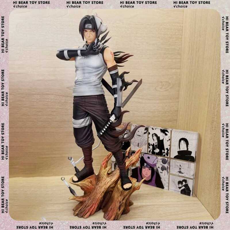C In Stock Naruto Figure Uchiha Itachi Action Figures Fig Desk Decoration Doll Collection Statue Mo