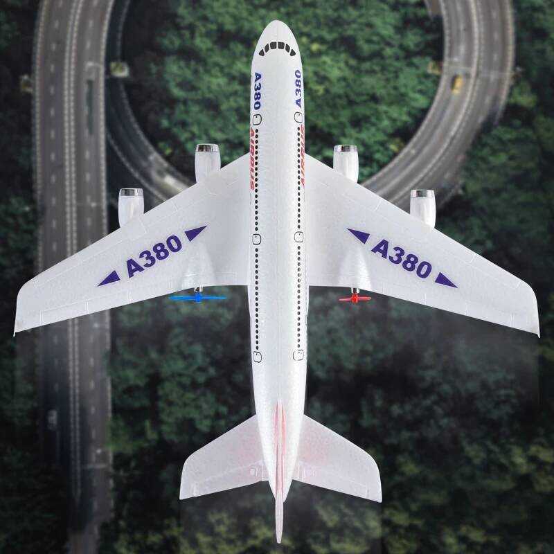 C DWI Remote Control Aircraft 2.4G EPP Foam Remote Control Toy A380 Passenger Aircraft Model Drone