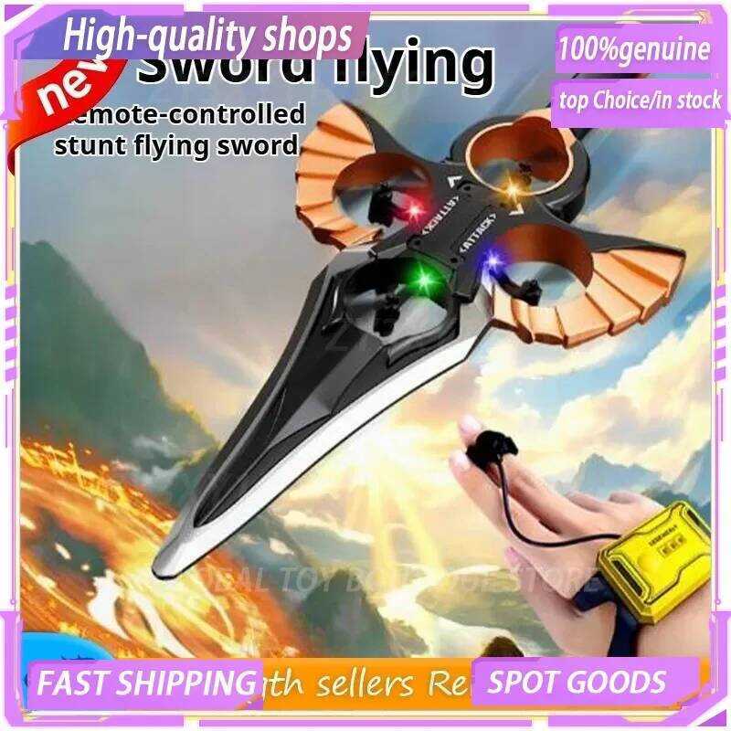 C Sensory Sword Flying Remote Control Sword Toy Drone Sword Comes To Plane Boy Toy 2025 New Inducti