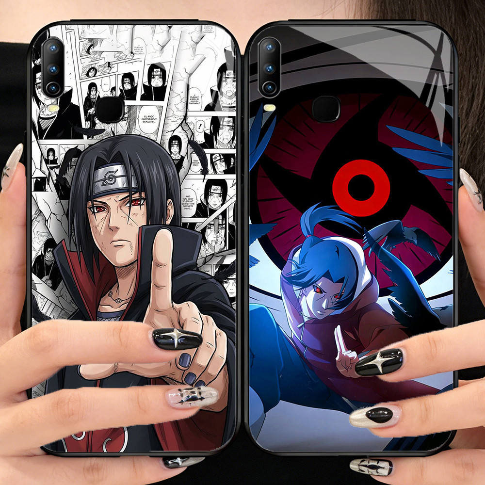 O-49 Uchiha Itachiกระจกนิรภัยเคสโทรศัพท์VIVO Y89 Y91 Y11 Y17 X23 Y91C Y95 Y15 Y12 Y85 Y93 2019 Y19 V