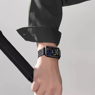 สายนาฬิกาซิลิโคนสำหรับHuawei Band 11/11Proรูระบายอากาศพร้อมหัวเข็มขัดแม่เหล็กปล่อยอย่างรวดเร็วสำหรับสาย Huawei Band 11