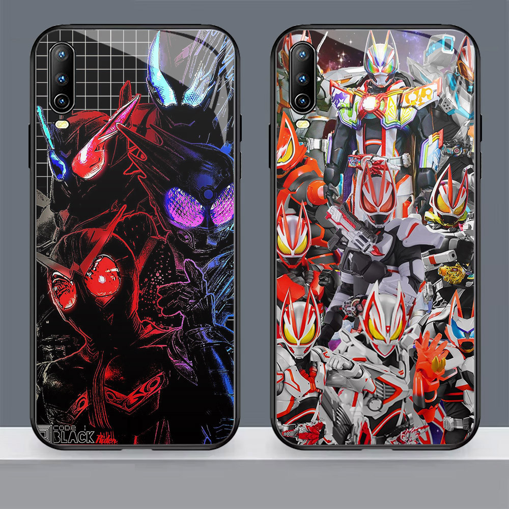 N-42 kamen rider HD Glass Casing สําหรับ VIVO V5 Lite Y12a S1 Y20 Y11s Y12s Y20s Y20i V15 Pro Case