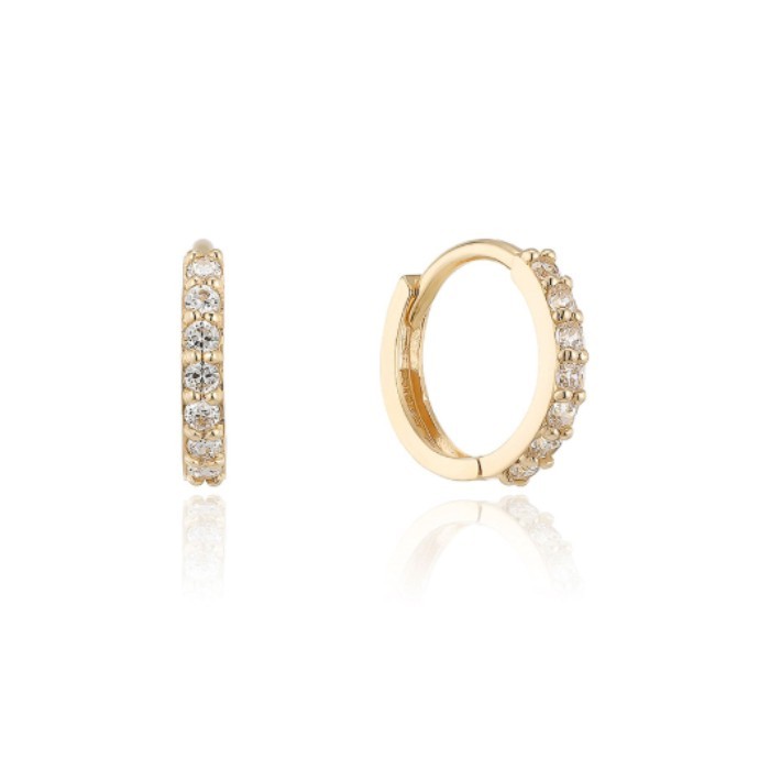 [LLOYD] ต่างหูห่วง One-Touch Gold 10 มม. จากแบรนด์ Muse Son Ye-jin