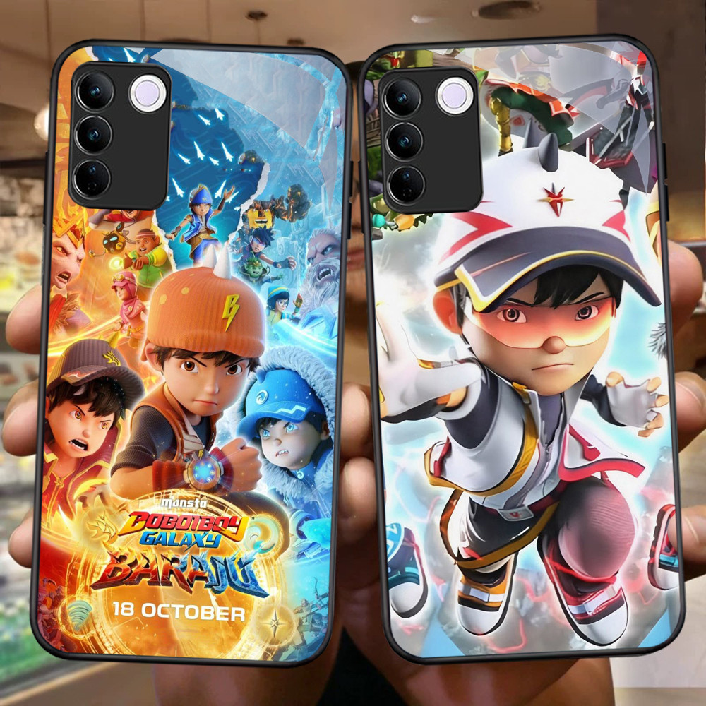 FB-6 Boboiboy Rumble HD Glass Case Casing Kaca สําหรับ VIVO T3 V30 V23E V29E Y100 V23 V29 V27 Pro Li