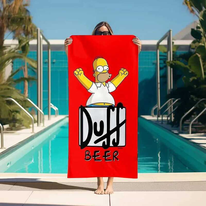 C T Bathroom Accessories Simpsones Beach Towel Spa Personal Care Turban For Hair Quick Drying Sauna