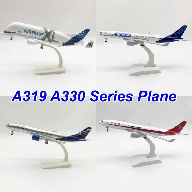 C Toys Diecast Alloy 20Cm 1/400 Scale A31 Plane A330 Beluga Airplane Model With Base For Adult/Chil