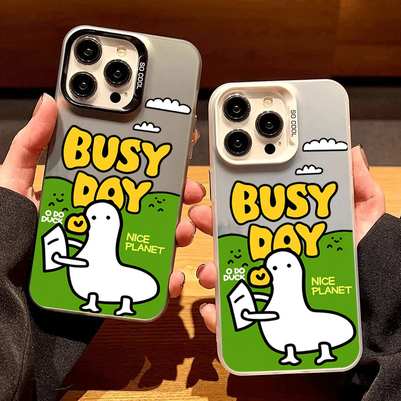 วันยุ่งกับ O Do DuckCase สําหรับ Redmi 14C 13C หมายเหตุ 14 13 12 Pro Mi 13T 14T Pro Poco X7 X6 C65