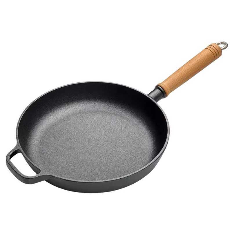 Hebei Cast Iron Mini กระทะขนาดเล็กแก๊สไฟฟ้า Universal