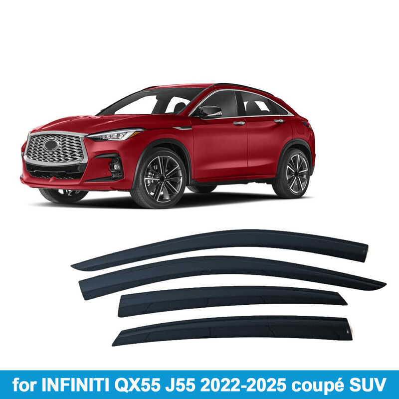 เหมาะสําหรับ INFINITI INFINITI QX55 J55 coupé SUV 2022-2024 Rain Block หน้าต่างด้านข้าง