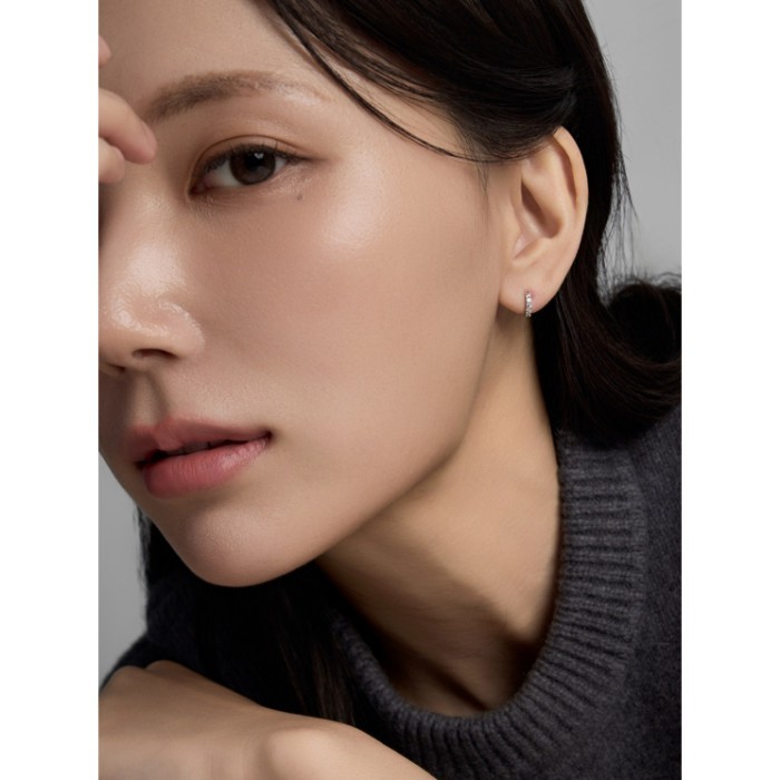 ต่างหูแบบห่วง One-Touch สีทอง - สินค้าขายดีจากแบรนด์ Muse Son Ye-jin