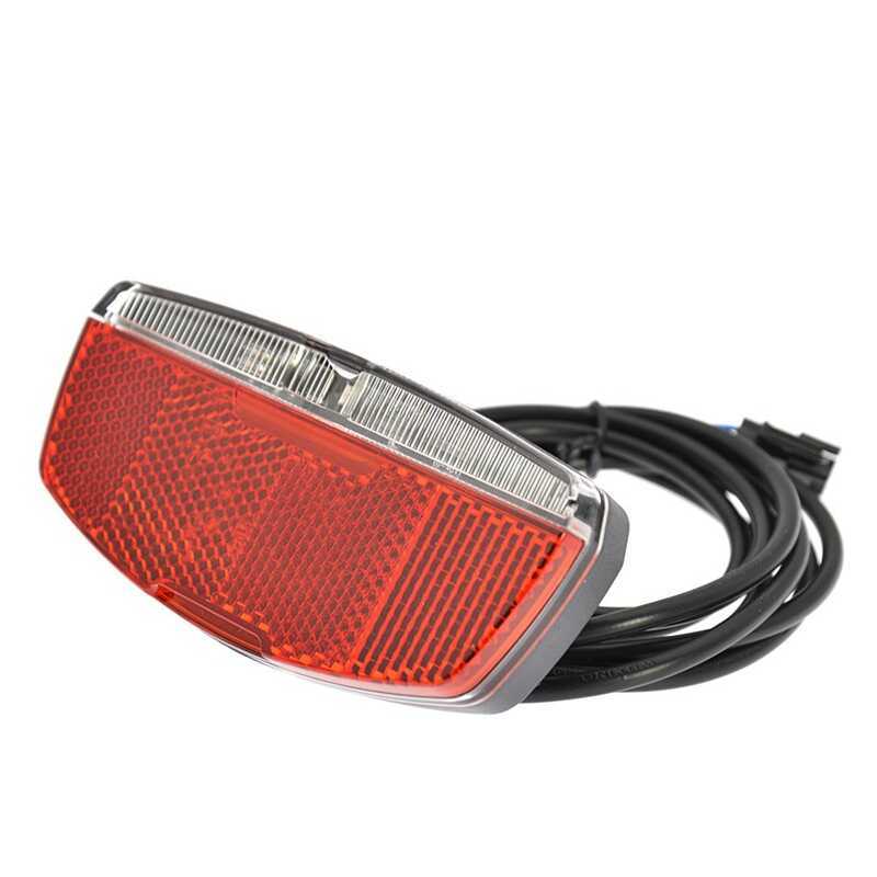 C (Vc) 1Pcs Ebike Tail Light Electric Bike Tail Light Electric Bike Tail Light Plastic+Metal