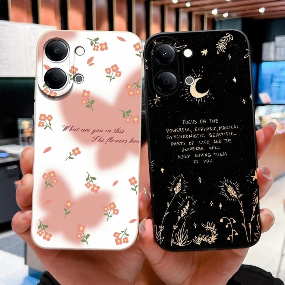 เคสโทรศัพท์สําหรับVivo Y05 Y11 Y11D 4G 5G 2026 ปลอกคุณภาพสูงกันกระแทกแฟชั่นดอกไม้ซิลิโคนสําหรับVivoY05 Y 11 DฝาครอบCapa