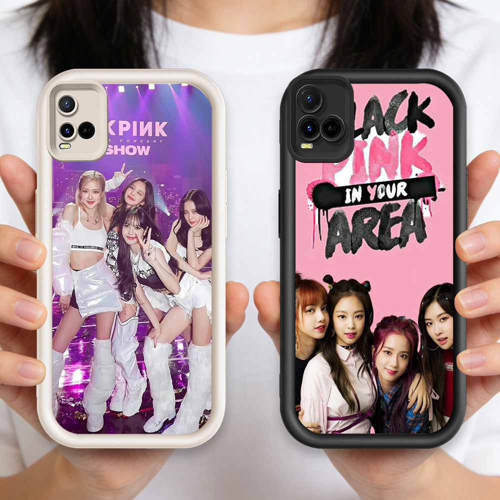 HP O-6 BLACKPINK เคสโทรศัพท์ซิลิโคนสําหรับ VIVO Y21s Y21e Y21 Y33s Y75 V23 Y21t V23E V20 Pro 5G
