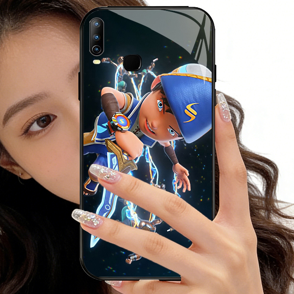 O-8 Bobiboy Galaxyกระจกนิรภัยเคสโทรศัพท์VIVO Y89 Y91 Y11 Y17 X23 Y91C Y95 Y15 Y12 Y85 Y93 2019 Y19 V