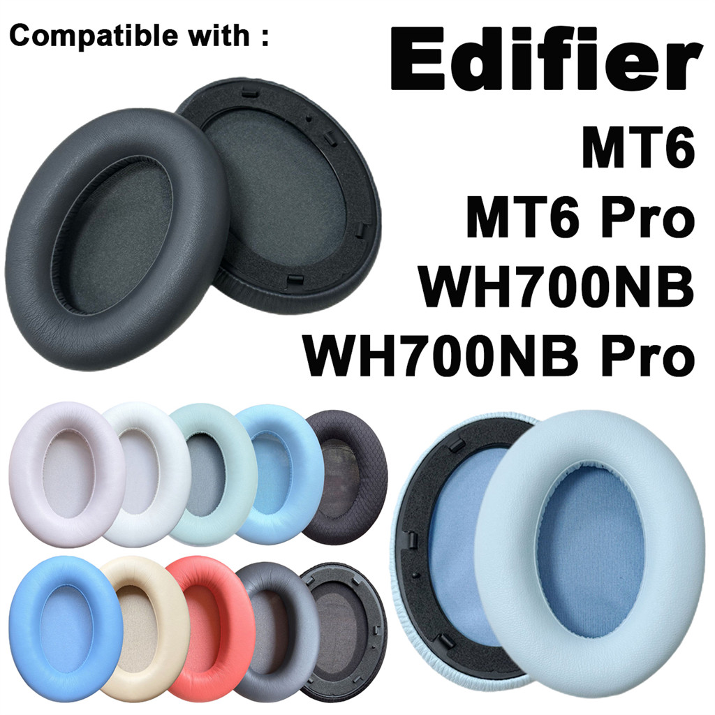 เหมาะสําหรับ Edifier WH700NB / WH700NB Pro / MT6 / MT6 Pro เปลี่ยนหูฟังฟองน้ําแผ่นรองหูฟัง