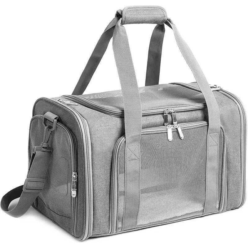 C Capacity Pet Carrier Portable Cat Handheld Cat Thickened Warm Carrier Dog Backpack Comfortable Ve