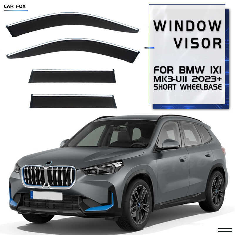 เหมาะสําหรับ BMW ix1 ที่บังแดดกันฝนแบบหน้าต่าง Rain Eyebrow BMW ix1 ที่บังแดดหน้าต่าง
