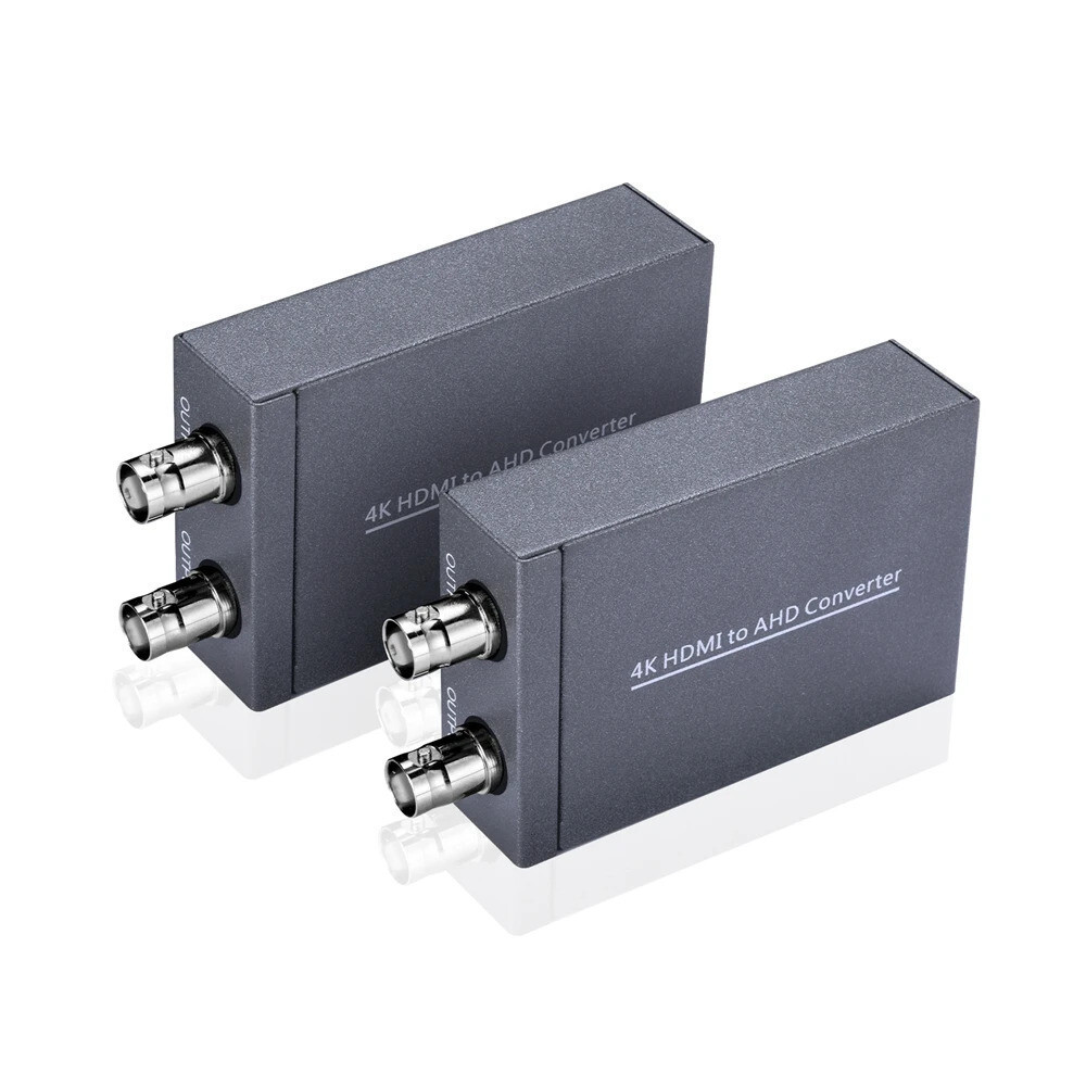 4K HDMI To AHD Converter 4K HDMI เข้ากันได้กับ AHD Out Video Converter อะแดปเตอร์จอแสดงผลสําหรับ PC 