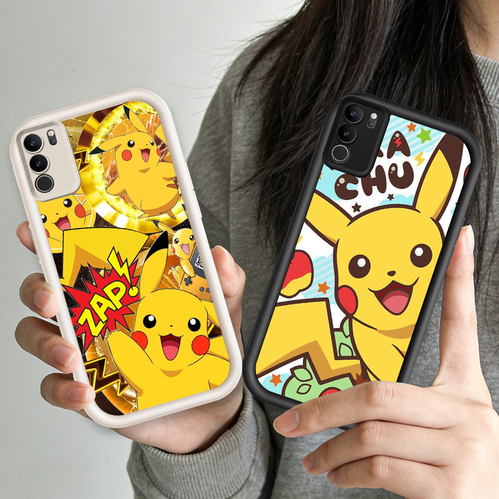 HP O-34 Pikachu เคสโทรศัพท์ซิลิโคนสําหรับ VIVO Y300 V40 Y200 V50 Y19S Pro Lite plus 5G